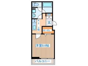 ベレオ真栄広瀬町の物件間取画像